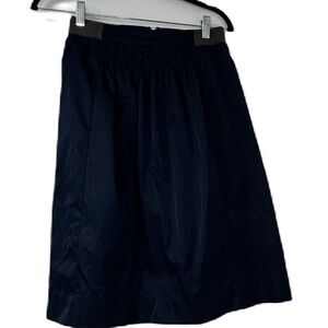 Reverse Junior Girls Sz 0 Black aline midi classic casual skirt business work